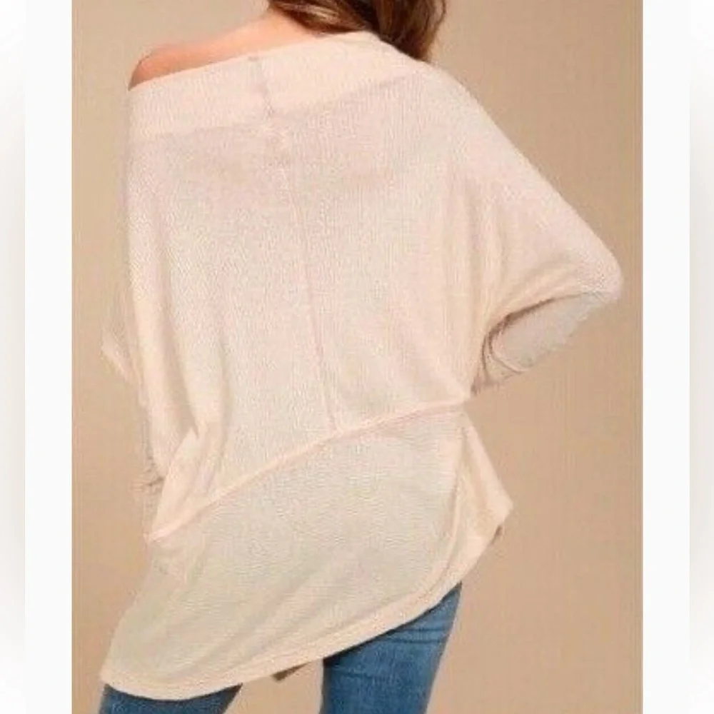 FREE PEOPLE LONG SLEEVE TUNIC TOP - SIZE XS